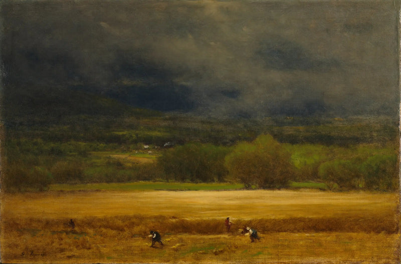 The wheat field - George Inness