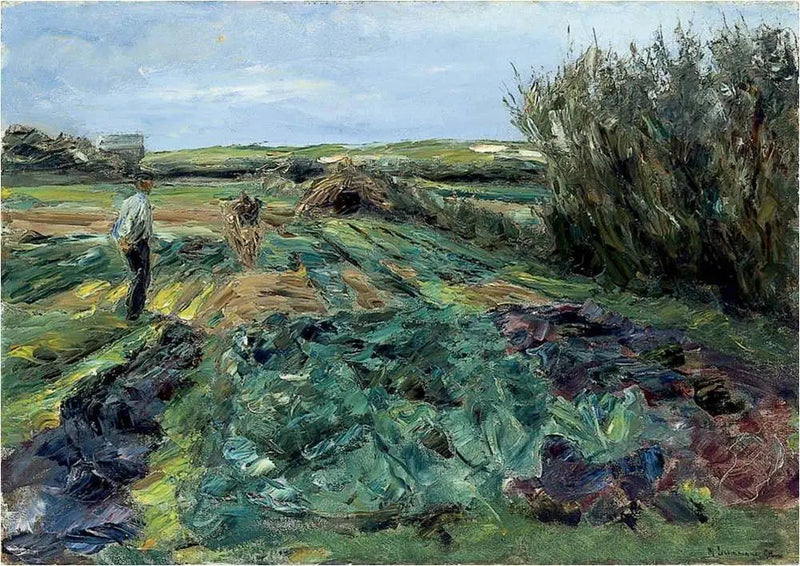 The Cabbage Field (Cabbage Field in Noordwijk) - Max Liebermann