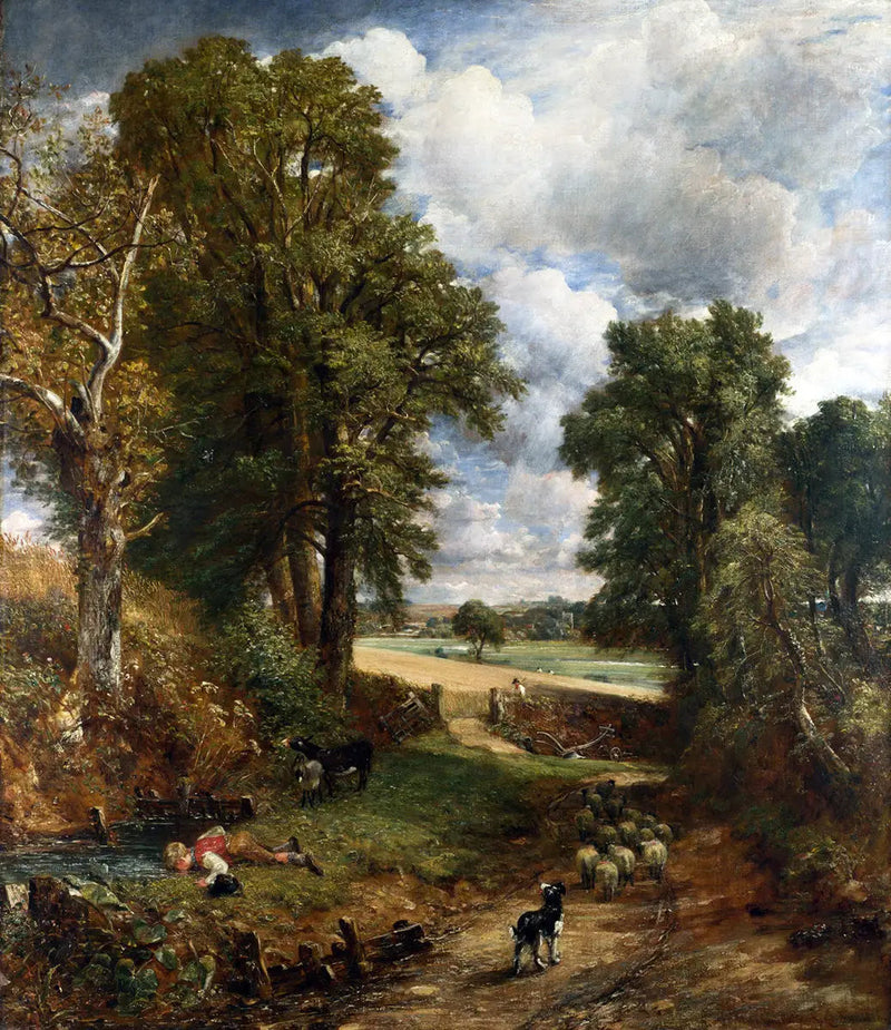 The maize field - John Constable