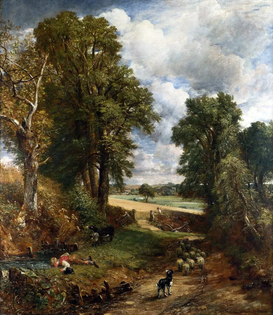 The maize field - John Constable