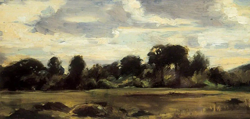 The field near the woods - John Constable