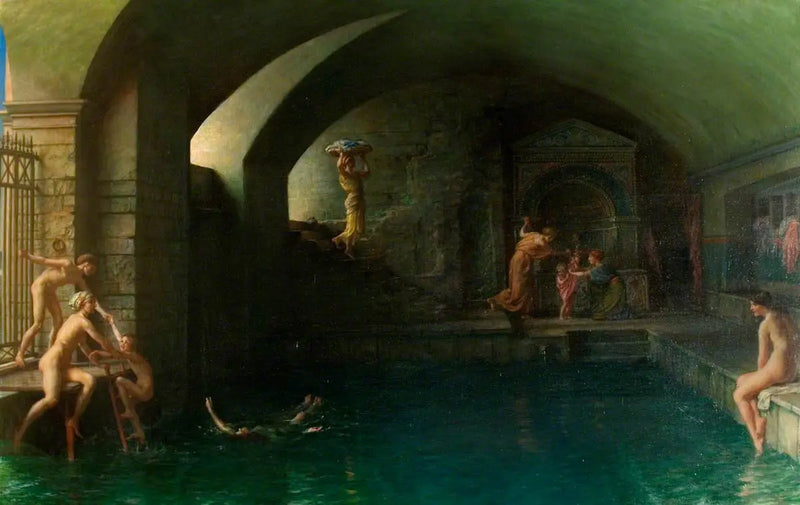 The Champion Swimmer - Edward Poynter