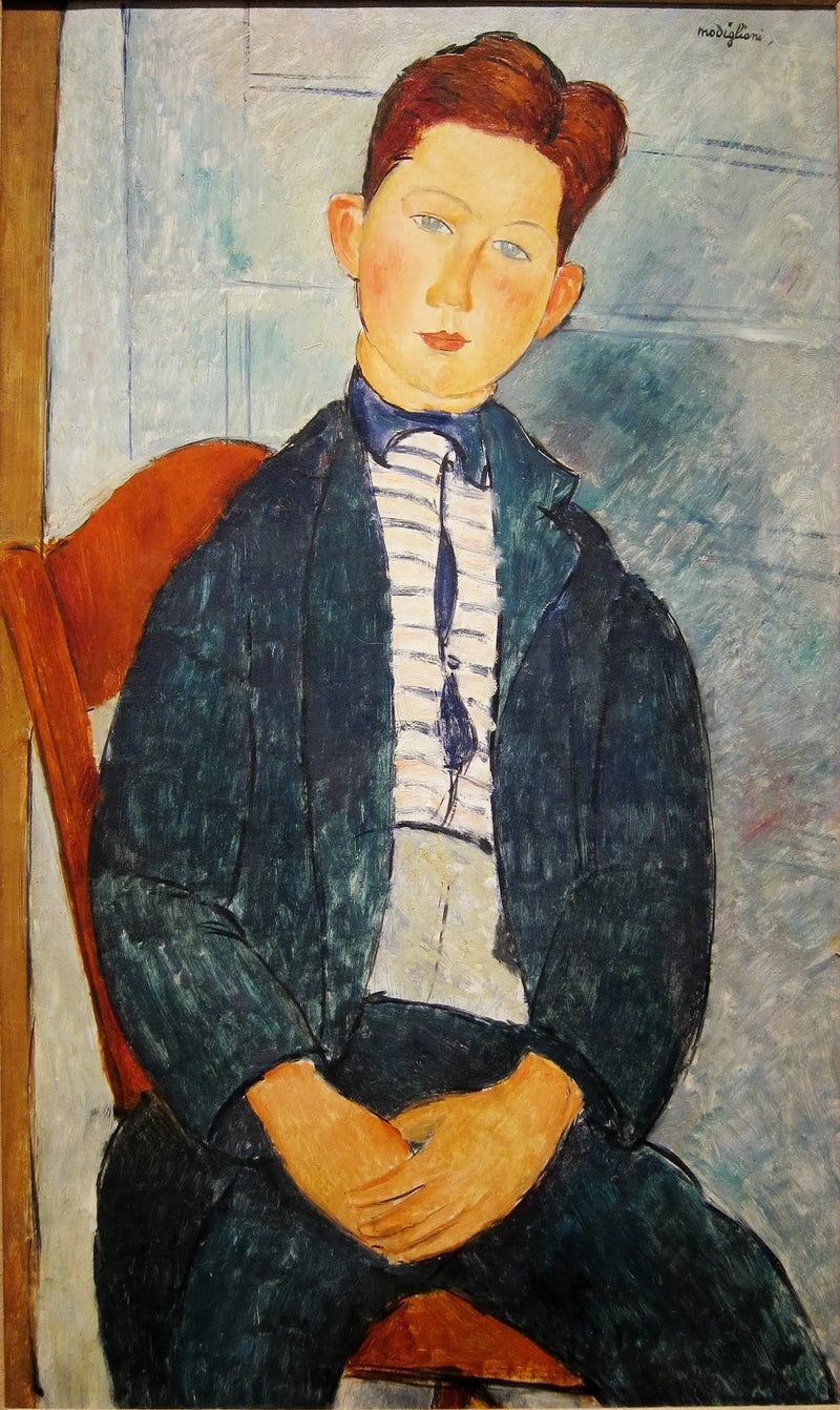 The Striped Sweater - Amedeo Modigliani