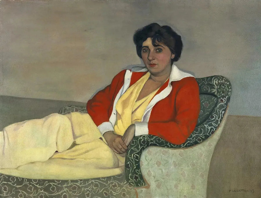 The Red Sweater - Félix Vallotton