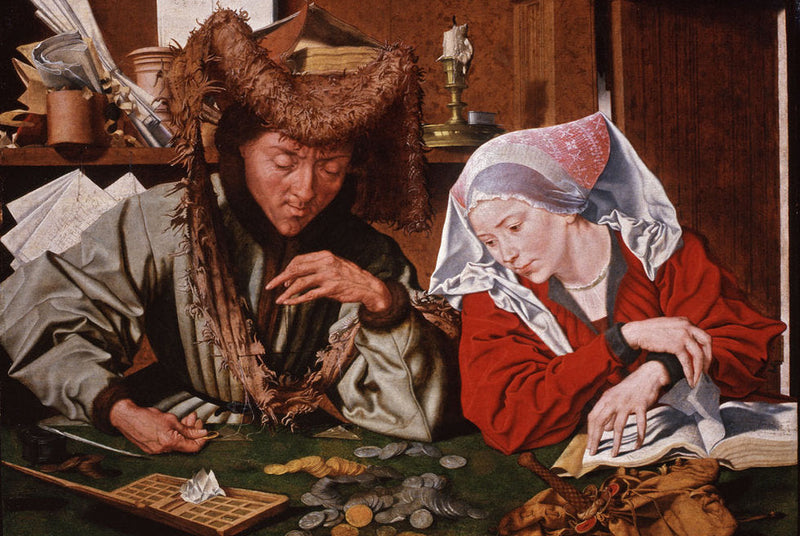 The money changer and his wife - Marinus van Reymerswale