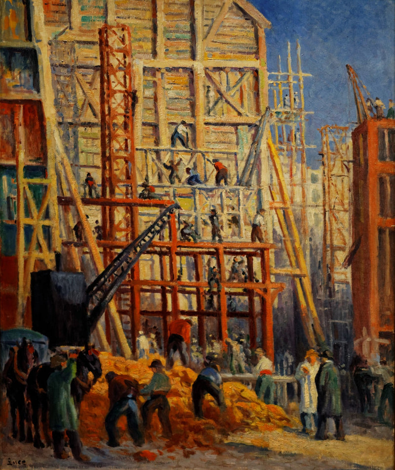The Construction Site - Maximilien Luce