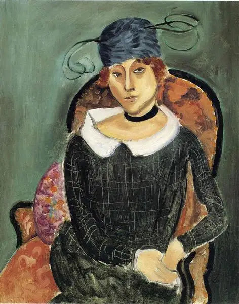 The Ostrich Feather Hat - Henri Matisse