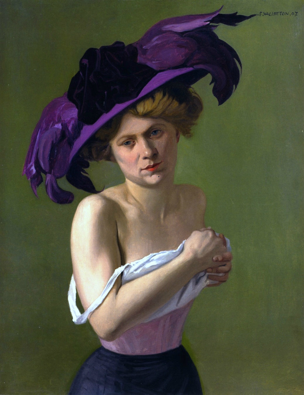 The Purple Hat - Félix Vallotton