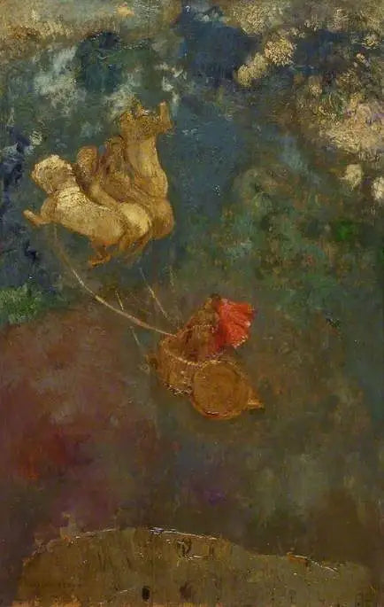 Le Char d'Apollon - Odilon Redon image 1 copie de tableau peinte à la main