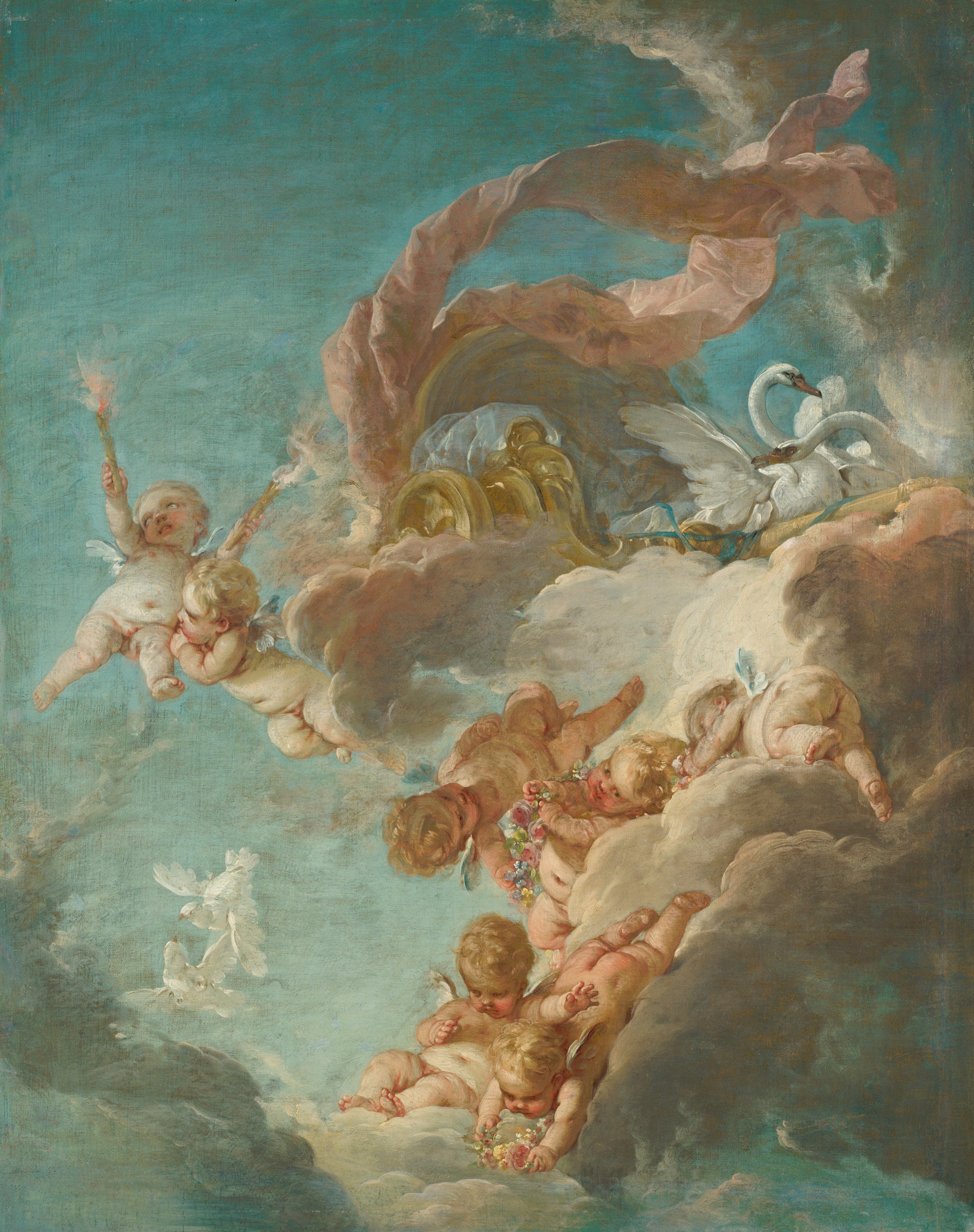 The Chariot of Venus - François Boucher