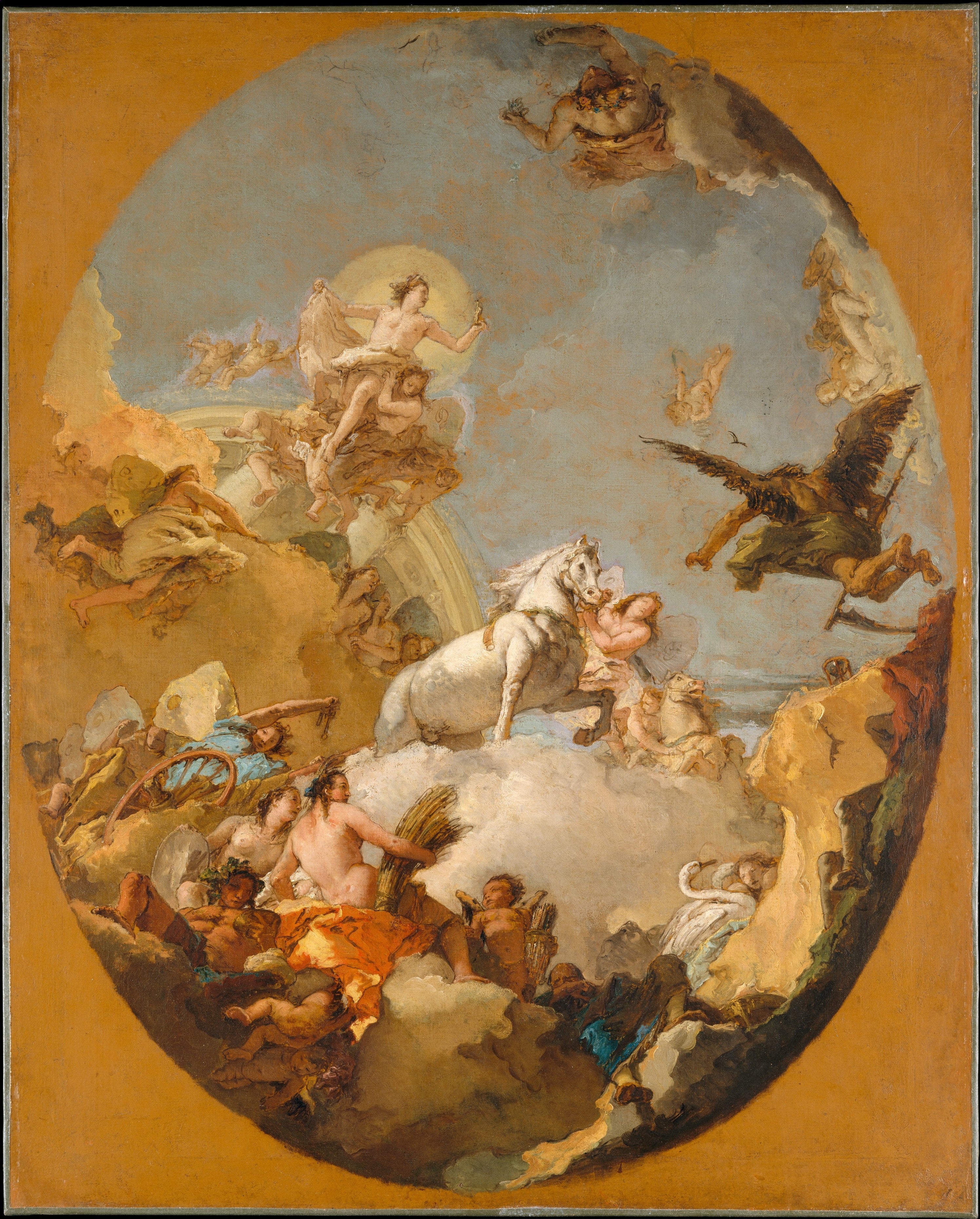 The Chariot of Dawn - Giovanni Battista Tiepolo