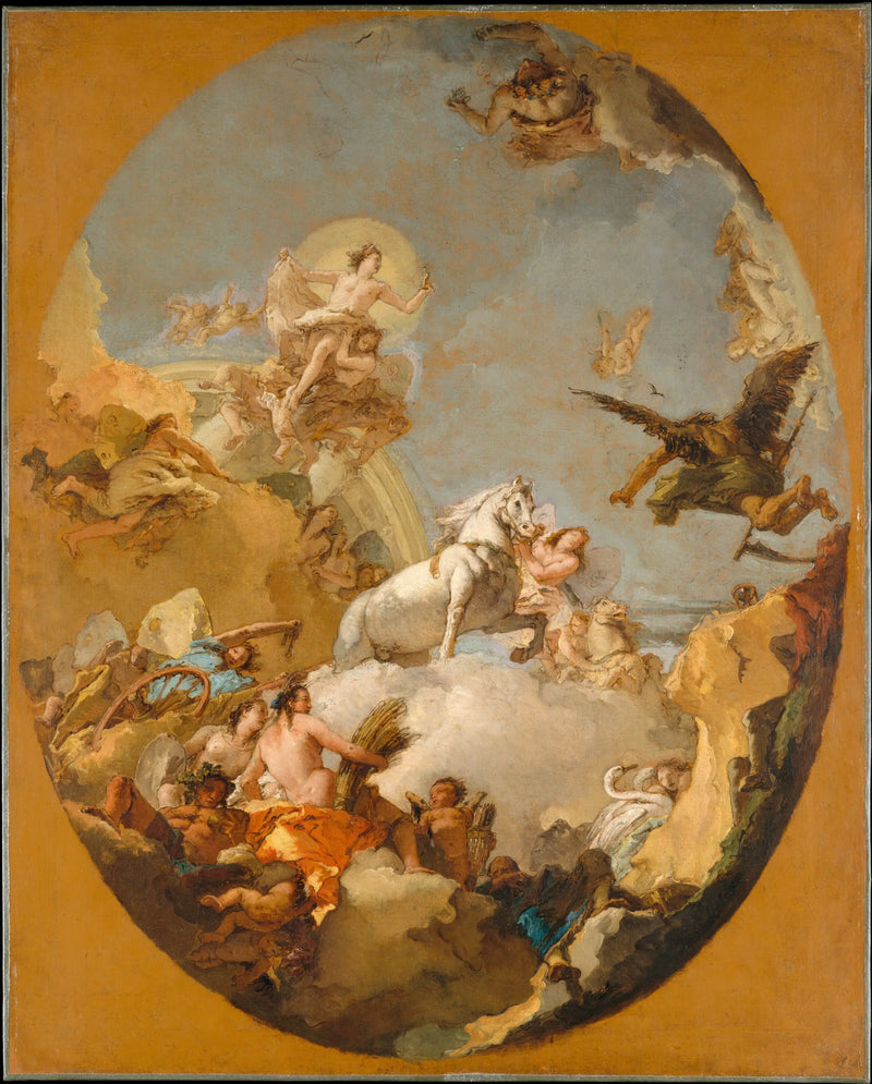 The Chariot of Dawn - Giovanni Battista Tiepolo