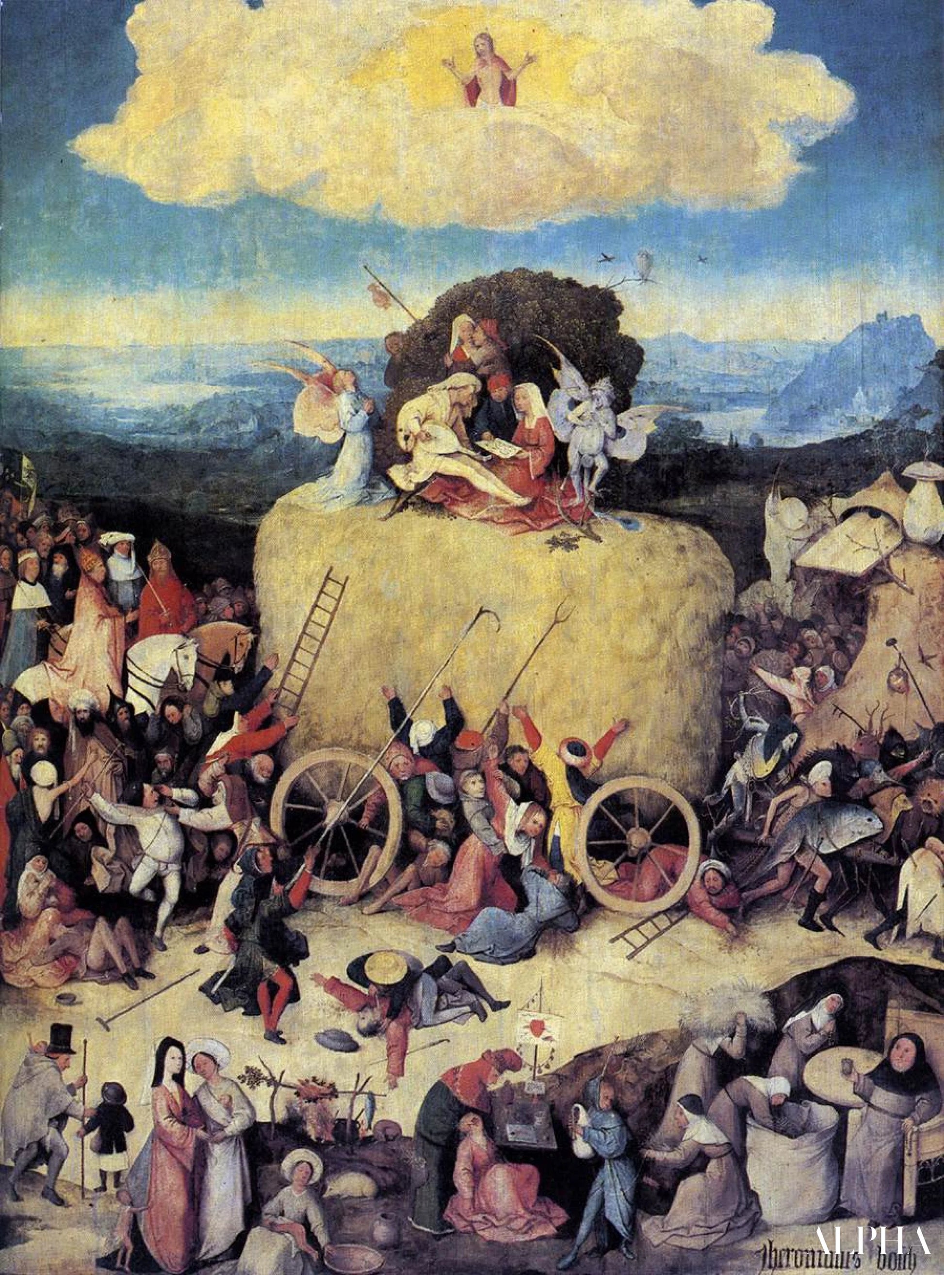 The Haywain - Hieronymus Bosch - High-end reproductions of paintings and artworks