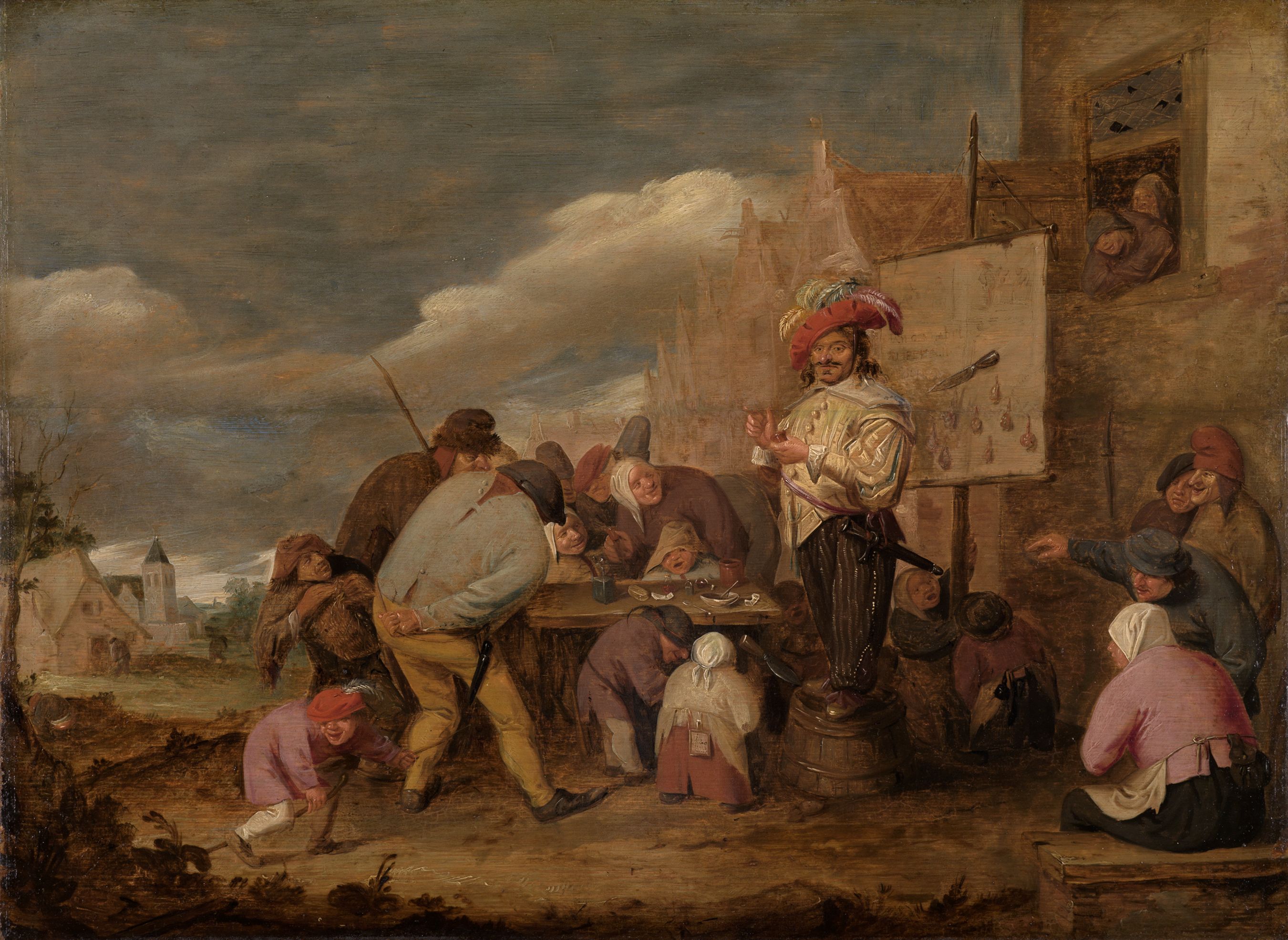 Le charlatan - Adriaen Brouwer