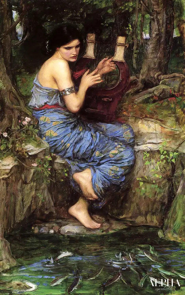 Le Charmeur - John William Waterhouse Reproductions de tableaux à la peinture à l’huile