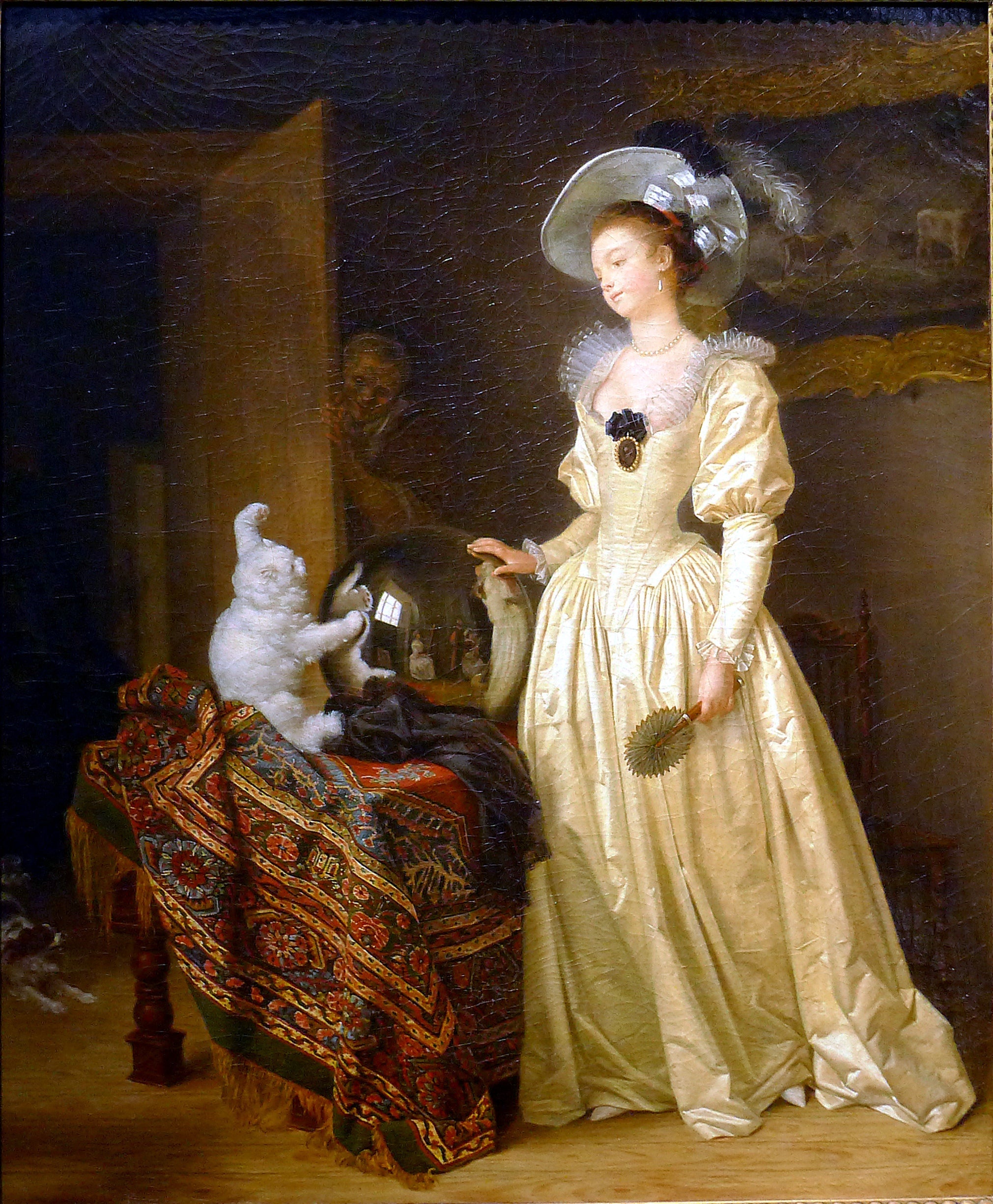 The Angora Cat - Jean-Honoré Fragonard