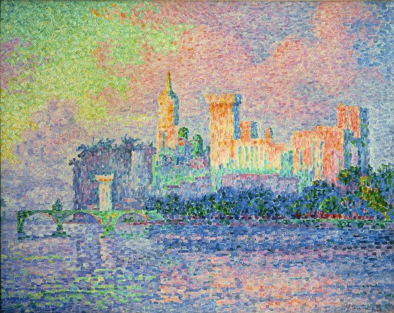 The Palace of the Popes in Avignon - Paul Signac