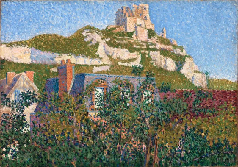 Château Gaillard, view from my window, Petit-Andely - Paul Signac