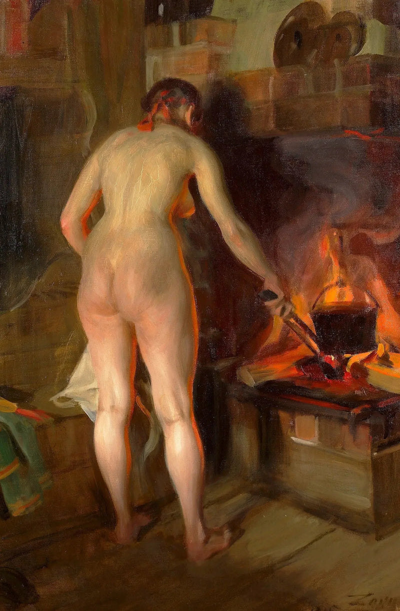 The Potato Cauldron - Anders Zorn