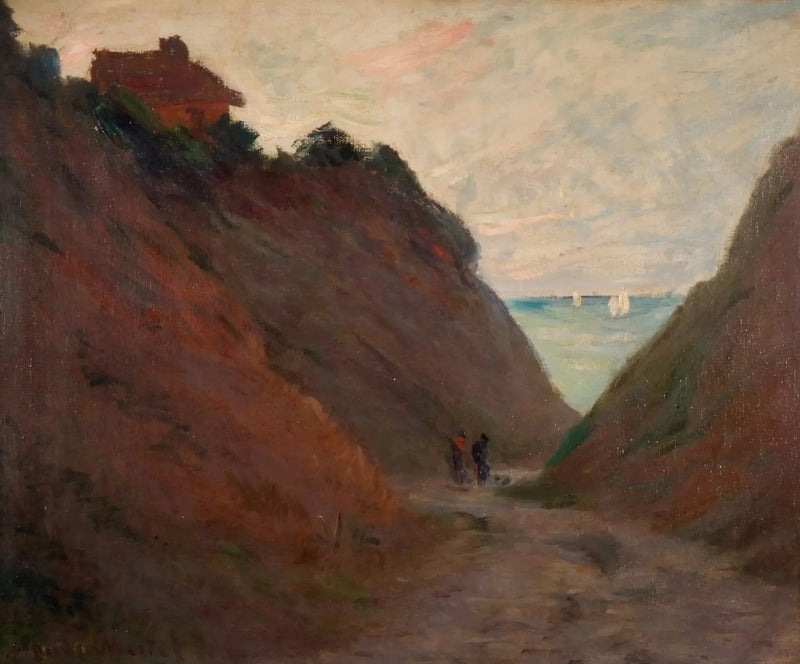 The Hollow Path in the Cliff at Varangéville - Claude Monet