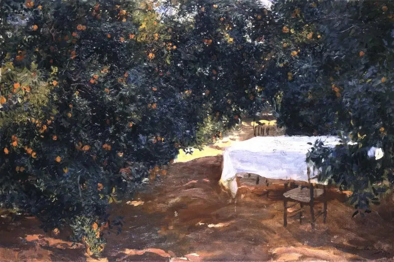 The Path in the Orange Grove, Alcira - Joaquín Sorolla
