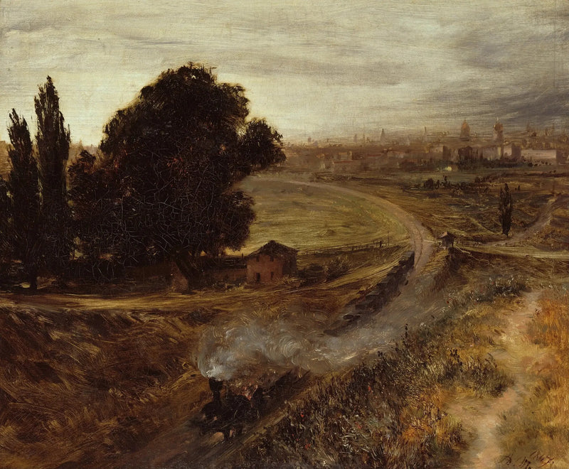 The Berlin-Potsdam Railway - Adolph von Menzel