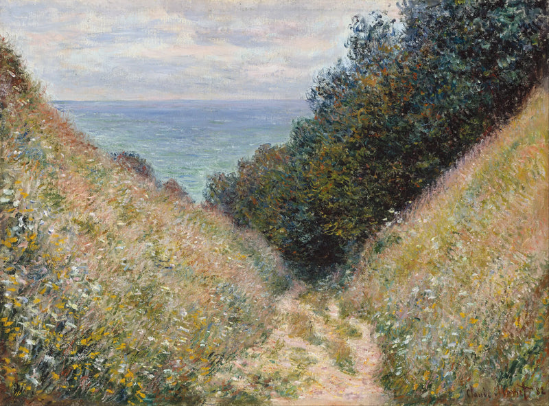 The Path of La Cavée, Pourville - Claude Monet