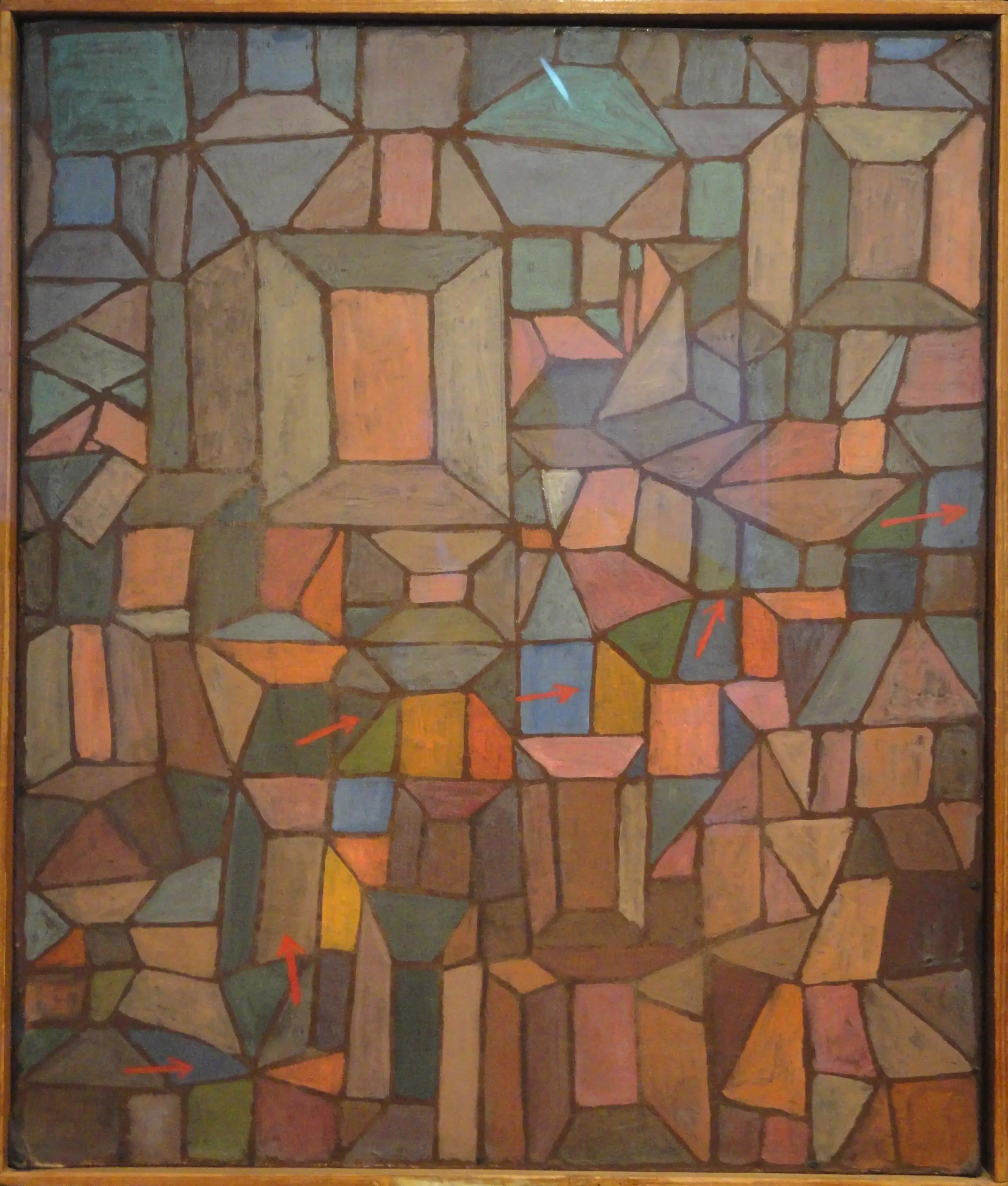 Le chemin de la citadelle - Paul Klee image 1 reproduction d’œuvre d’art à l’huile