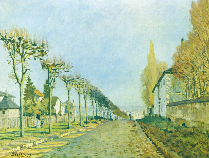 The Path of the Machine, Louveciennes - Alfred Sisley