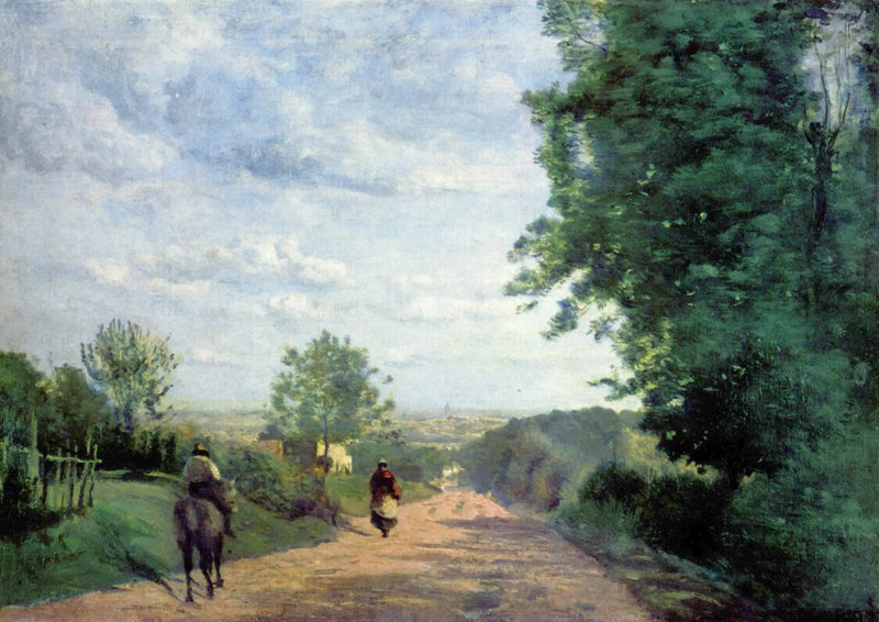 The Path of Sèvres. View of Paris - Jean-Baptiste Camille Corot