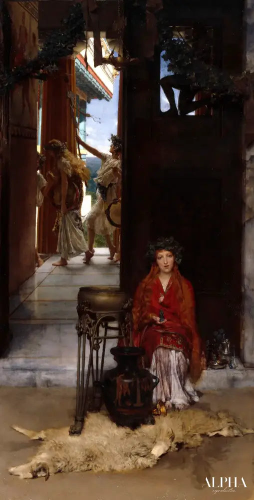 Le chemin du temple - Lawrence Alma-Tadema Reproductions de tableaux à la peinture à l’huile