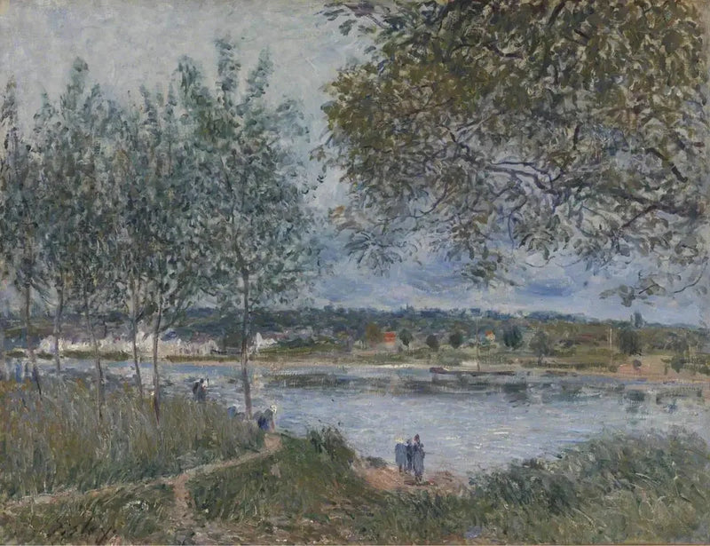 The Path of the Old Ferry at By - Alfred Sisley