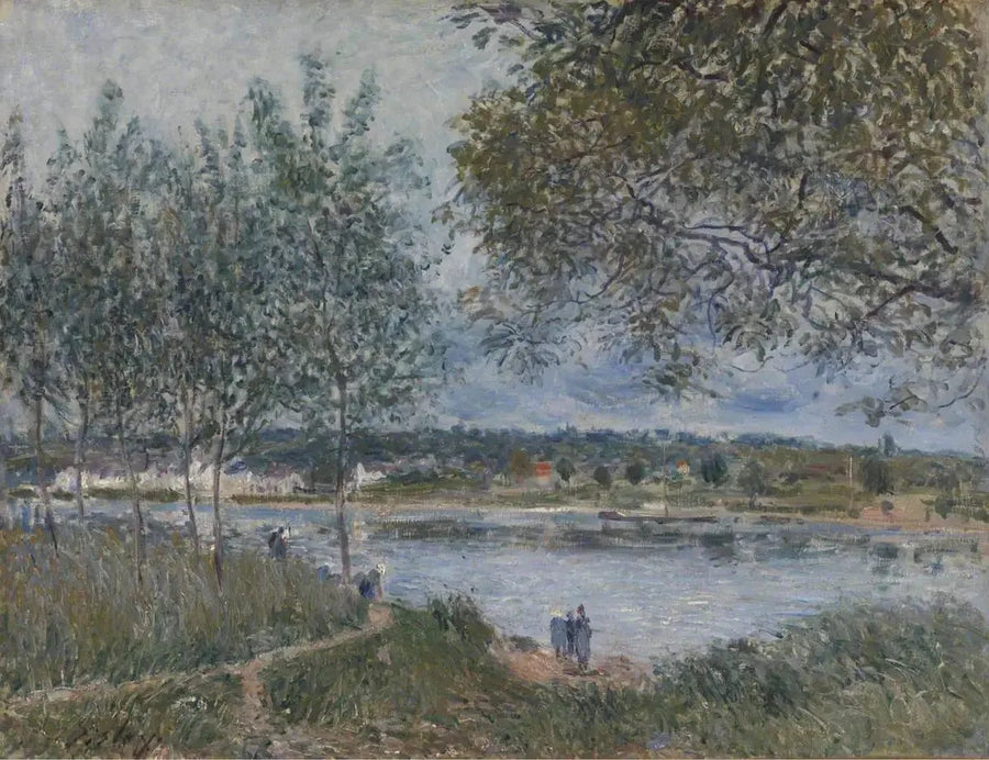 The Path of the Old Ferry at By - Alfred Sisley