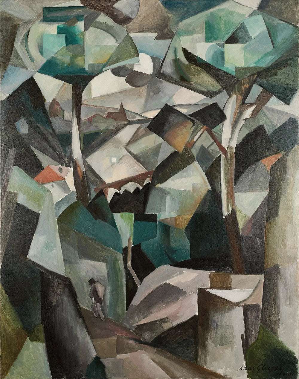 Le Chemin Paysage à Meudon - Albert Gleizes - Alpha Reproduction