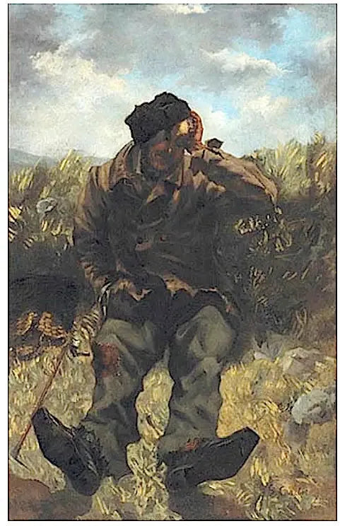 The Chemineau - Gustave Courbet