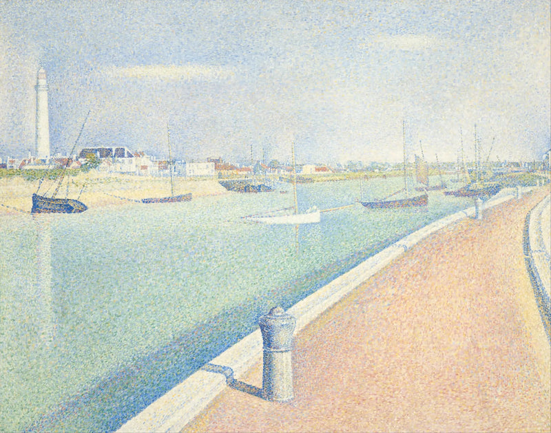 The Channel of Gravelines, Little Fort Philippe - Georges Seurat