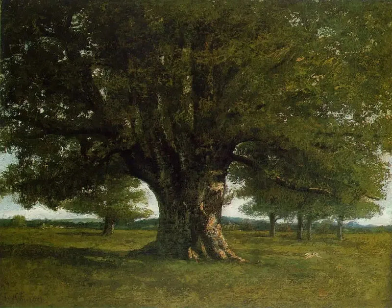 The Oak of Flagey - Gustave Courbet
