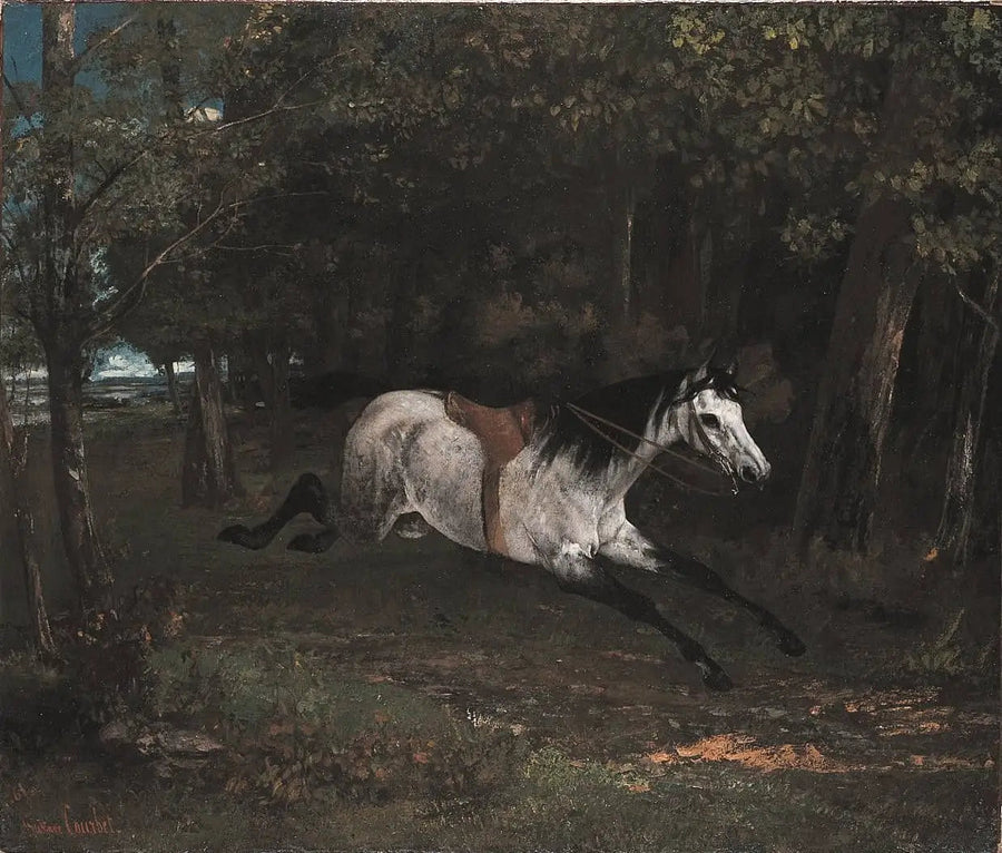 The Stolen Horse - Gustave Courbet