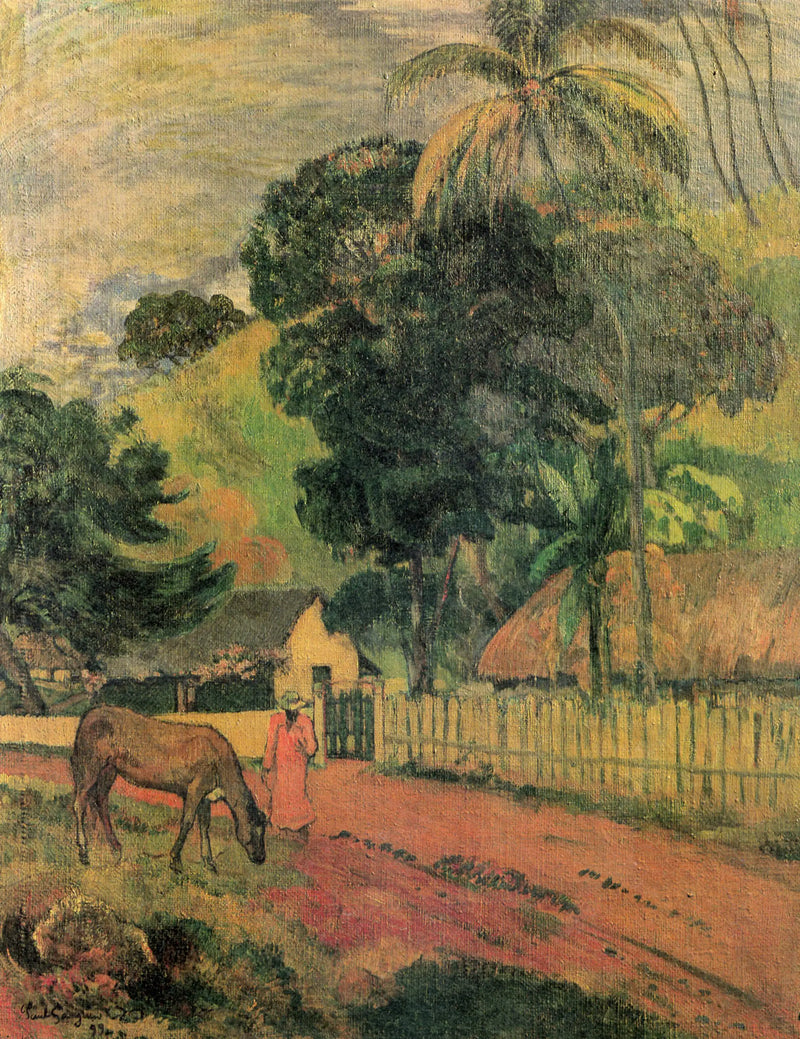 The Horse on the Path - Paul Gauguin