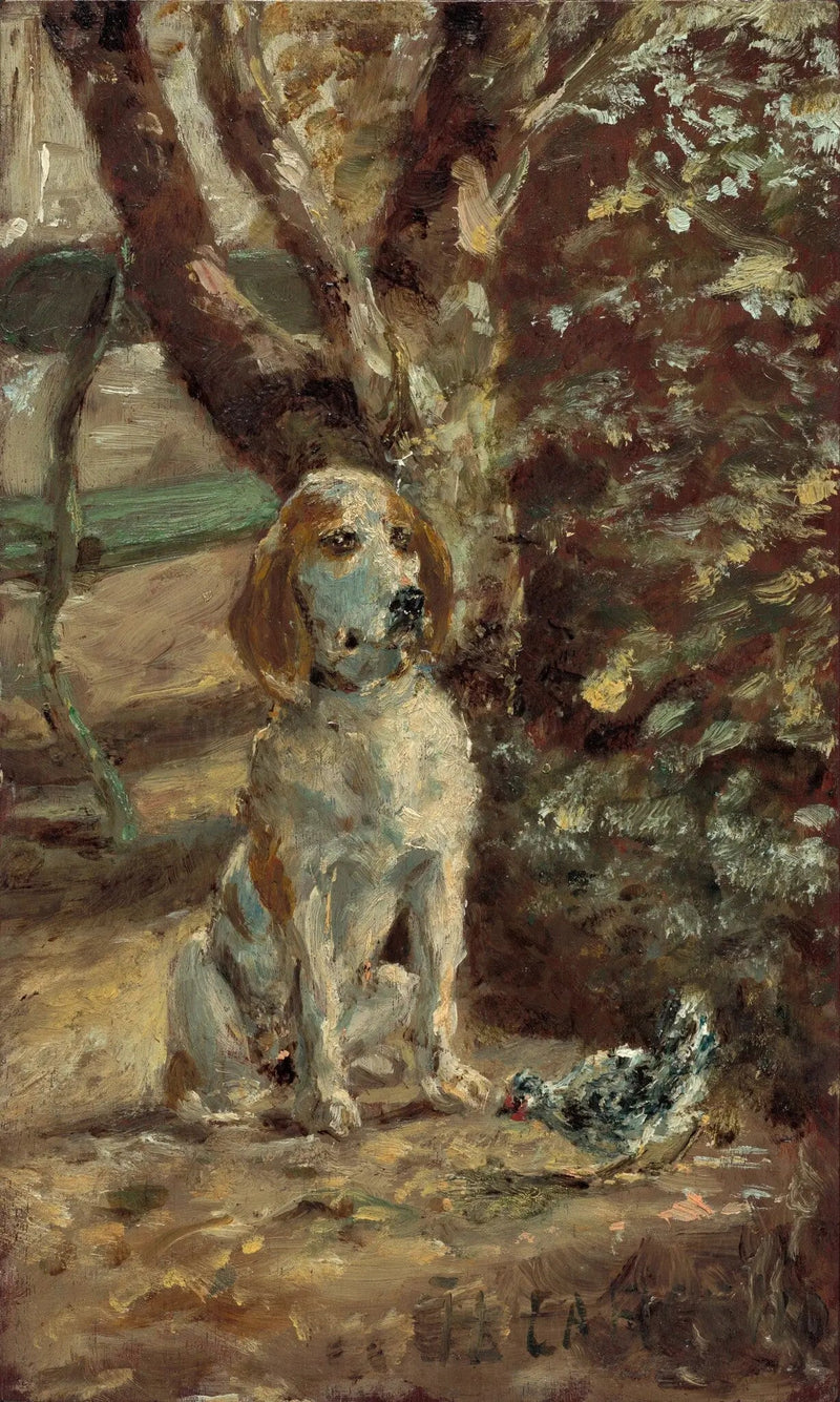 The Dog of the Artist Flèche - Henri de Toulouse-Lautrec