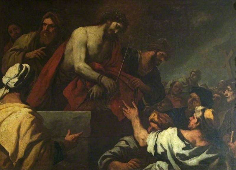 The Christ led to Calvary - Luca Giordano