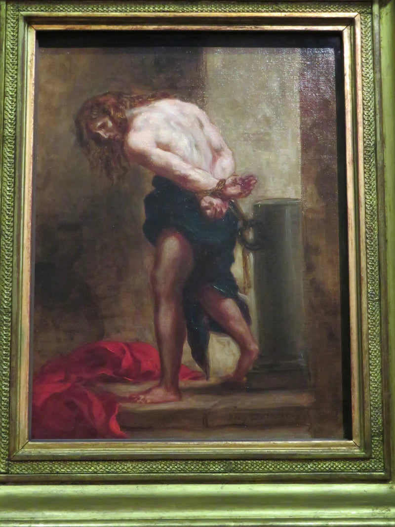 Christ at the Column - Eugène Delacroix