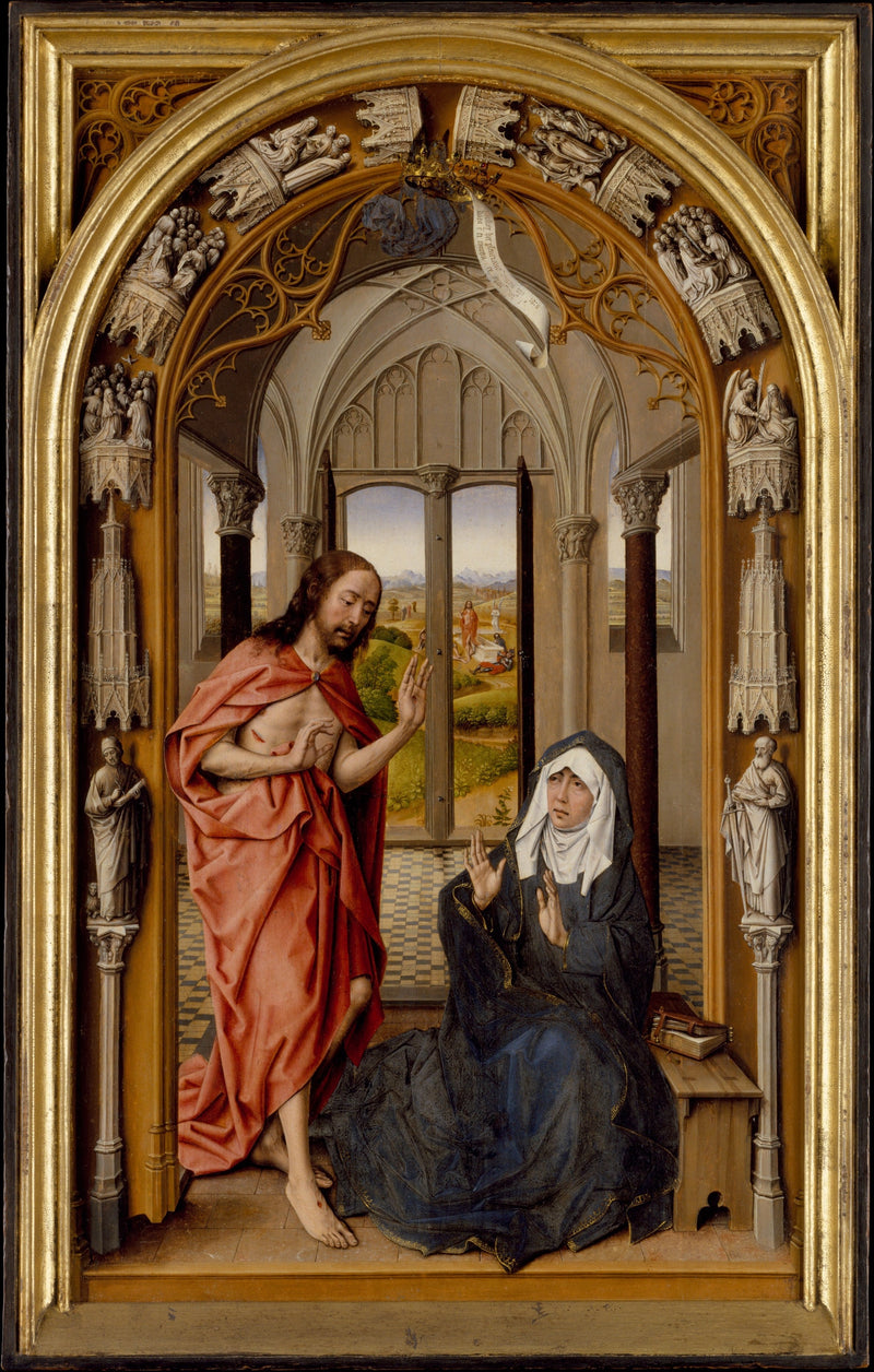 The Christ apparaissant à sa mère - Juan de Flandes