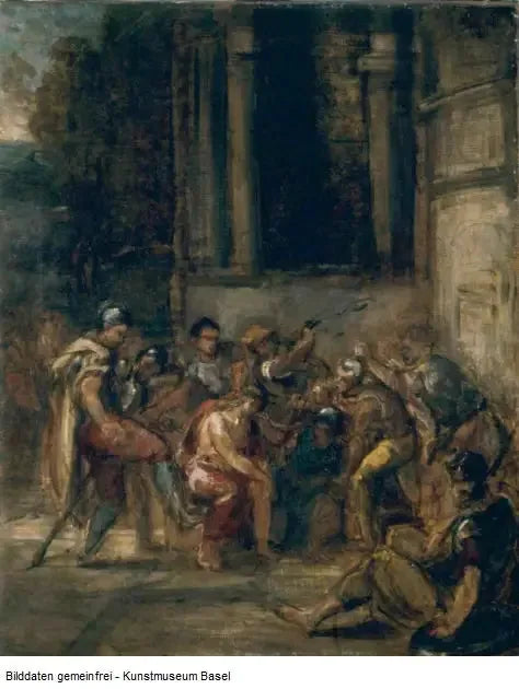 Christ at the Praetorium - Eugène Delacroix