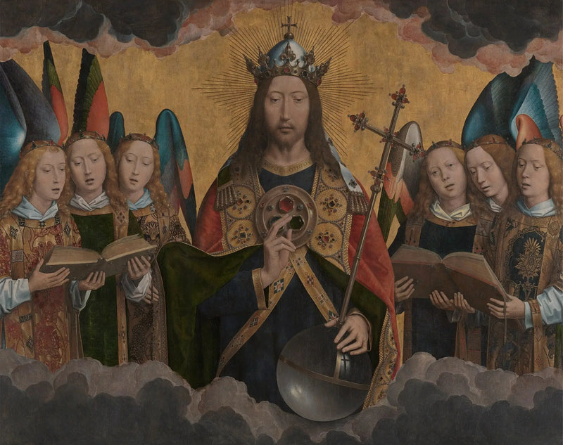The Christ with Singing Angels - Hans Memling