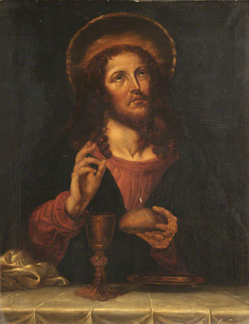 The Christ bénissant les sacrements - Carlo Dolci