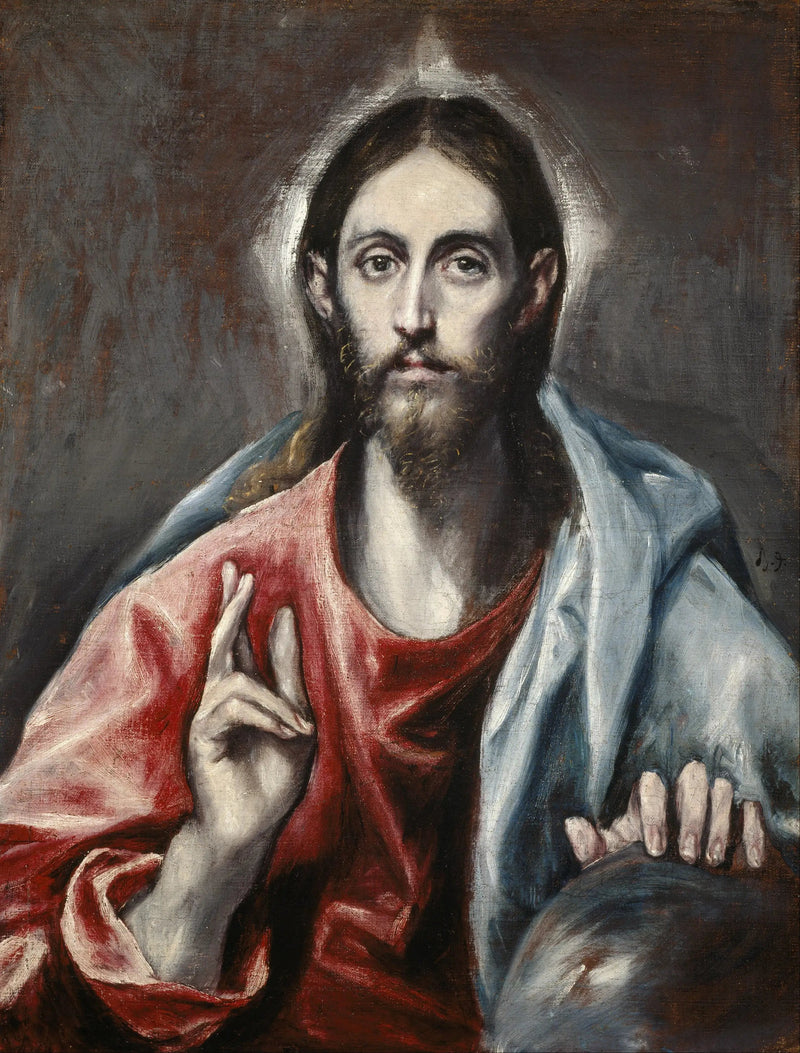 The Christ bénissant, le Sauveur du monde - El Greco