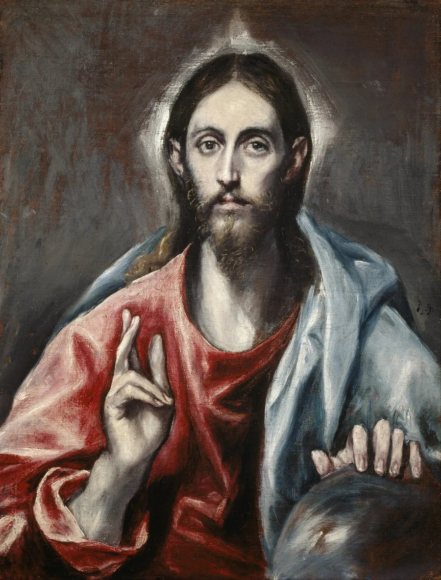 The Christ bénissant, le Sauveur du monde - El Greco