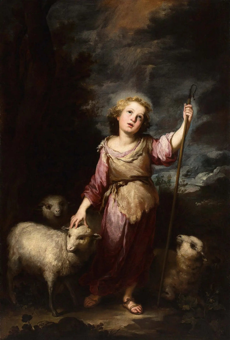 The Good Shepherd Christ - Bartolomé Esteban Murillo