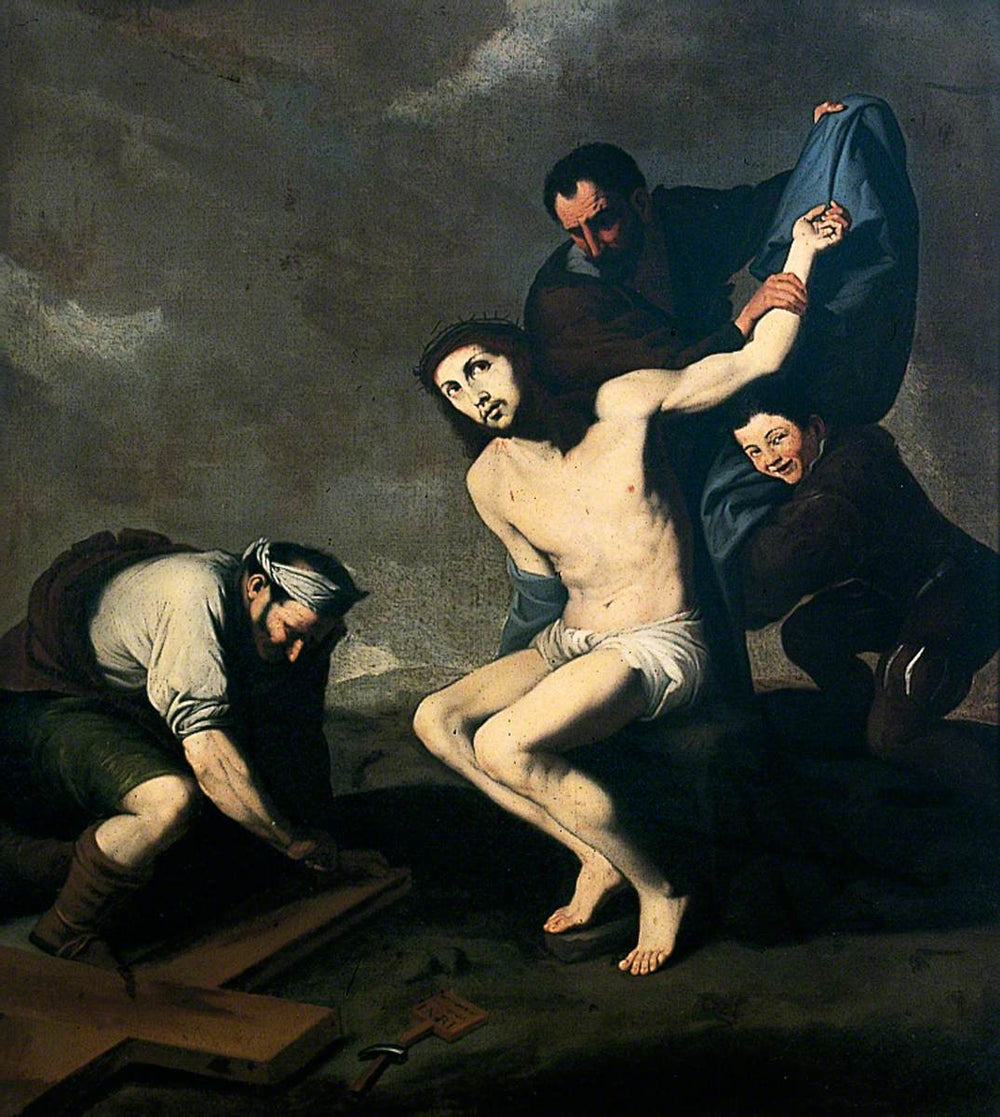 Le Christ cloué sur la croix - Jusepe de Ribera image 1 copie peinte à la main à l’huile